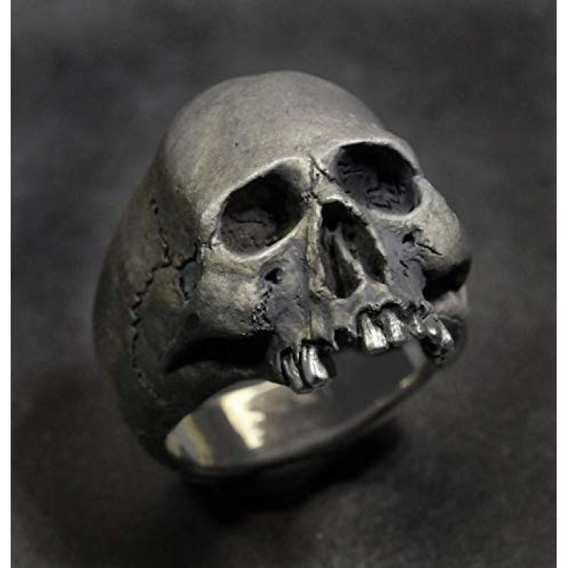 Hot Sale Style New Creative Simple Style Personalized Skull Ghost Head Domineering Men's Ring
