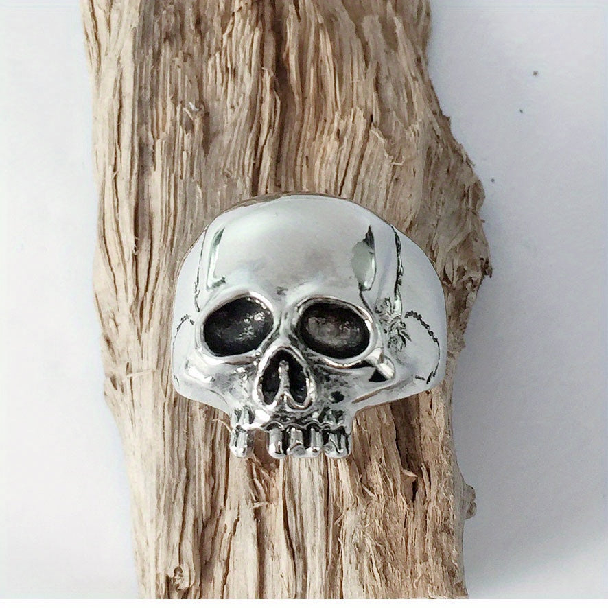 Hot Sale Style New Creative Simple Style Personalized Skull Ghost Head Domineering Men's Ring