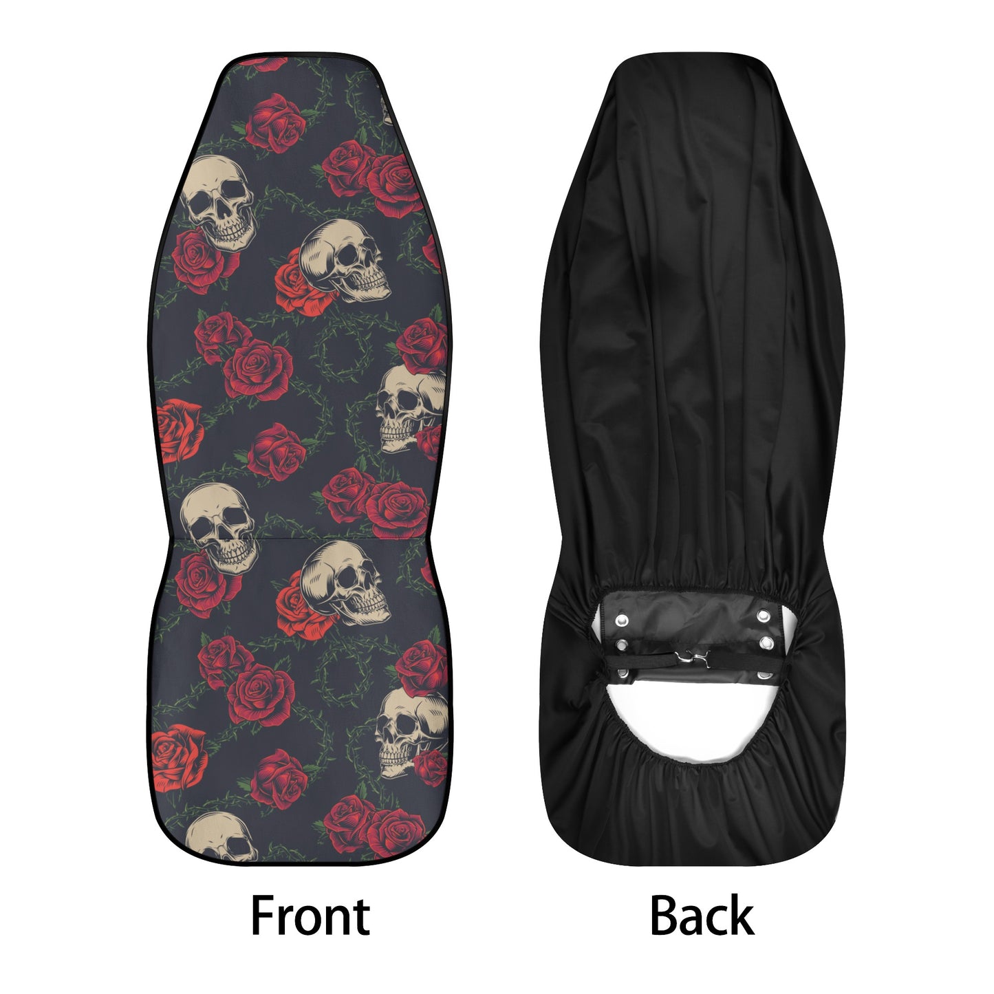 Christmas skull seat cover for car, skull in fire car seat protector, punisher skull rug for car, biker skull seat cover for vehicles, evil