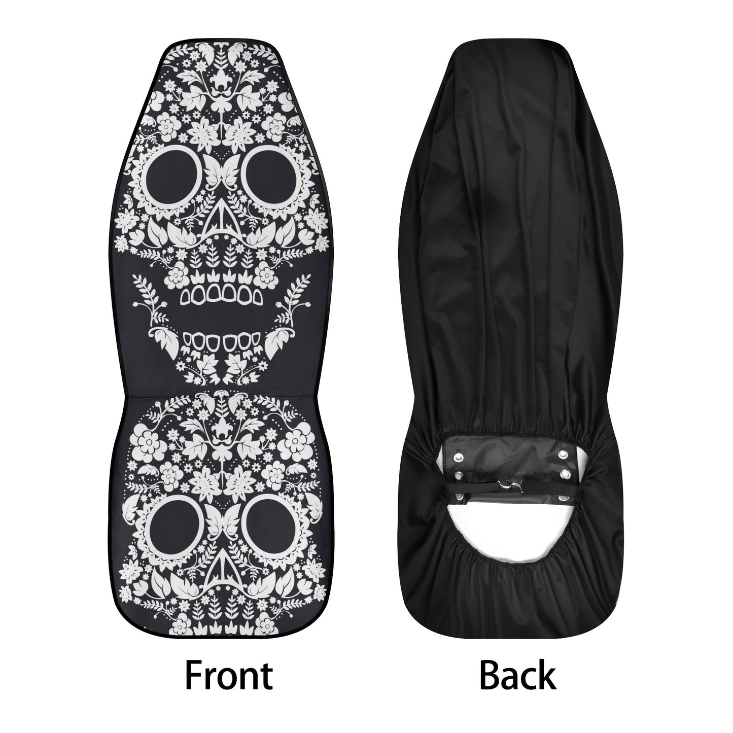 Mexican skull car seat , candy skull seat cover for car, dia de los muertos skull car seat tool, mexico car tool, candy skull seat cover protector, floral sugar skull seat cover for car, sugar skull girl car accessories, dia de los muertos skull seat