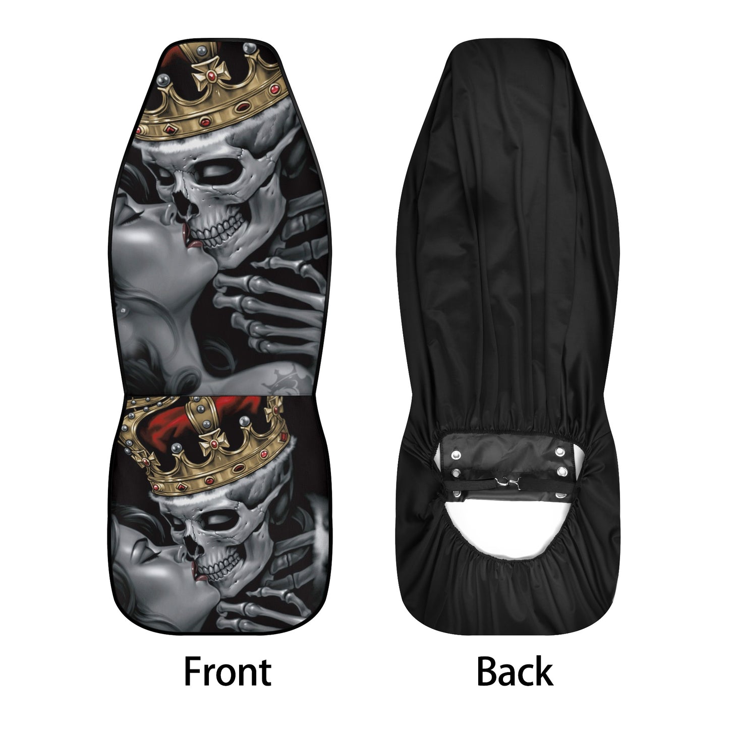 Evil seat cover for car, floral skull rug mat for car, goth car seat tool, skull car seat cover, skull in fire car seat cover full set, grim