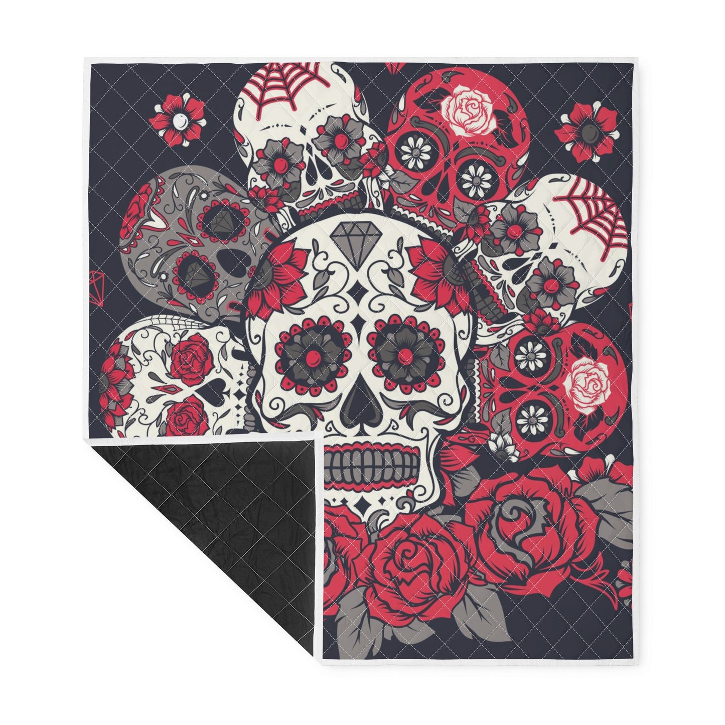 Sugar skull Quilt Bed