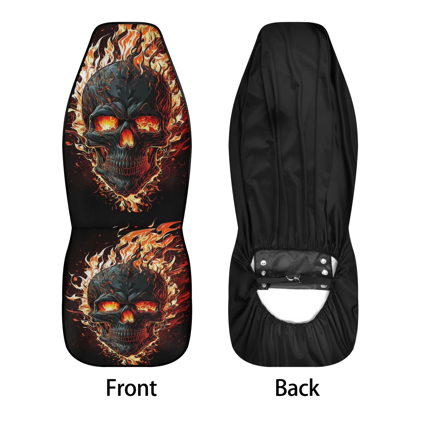 Goth car seat , halloween slip-on seat covers, halloween car seat tool, motorcycle skull rug mat for car, floral skull car tool, death skull