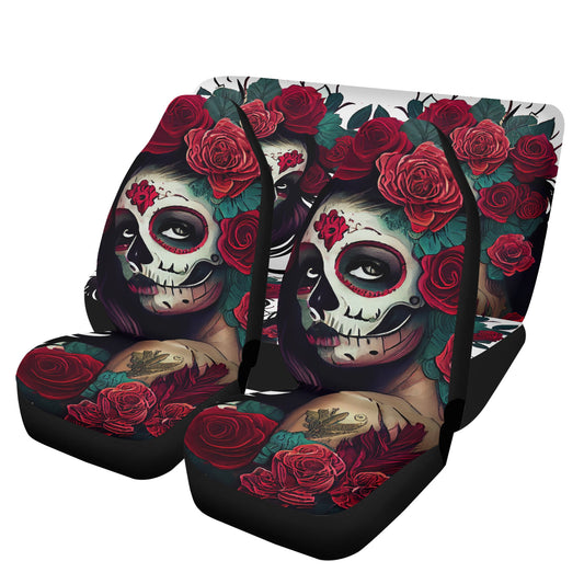 Sugar skull Car Seat Cover Set
