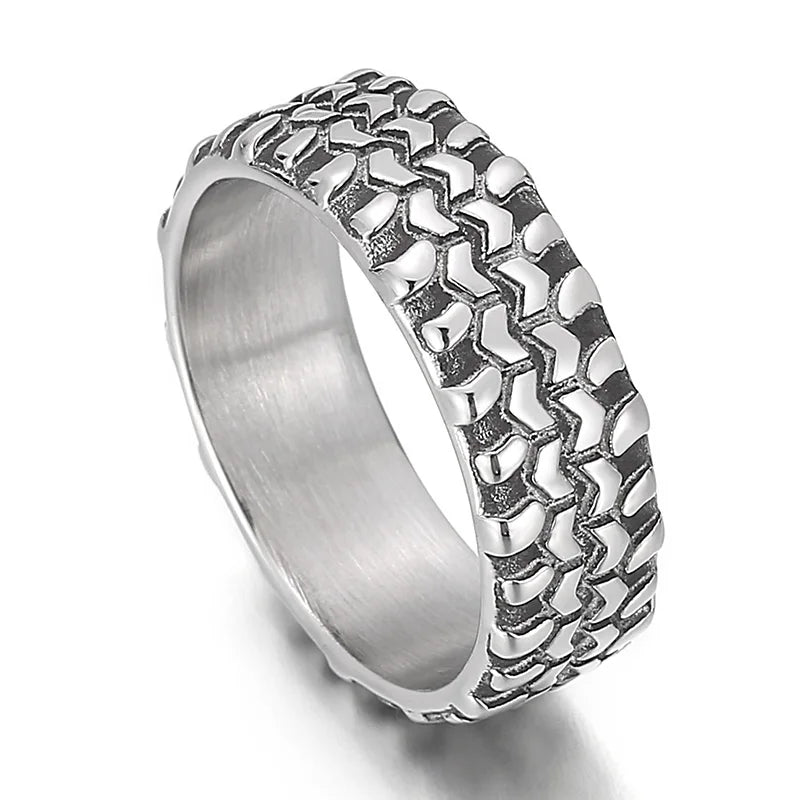 5/7/8mm Skull Ring Men Solid Stainless Steel Punk Rocker Boys Mens Rings Size 11/12 New Male Biker Jewelry Dropshipping Gift