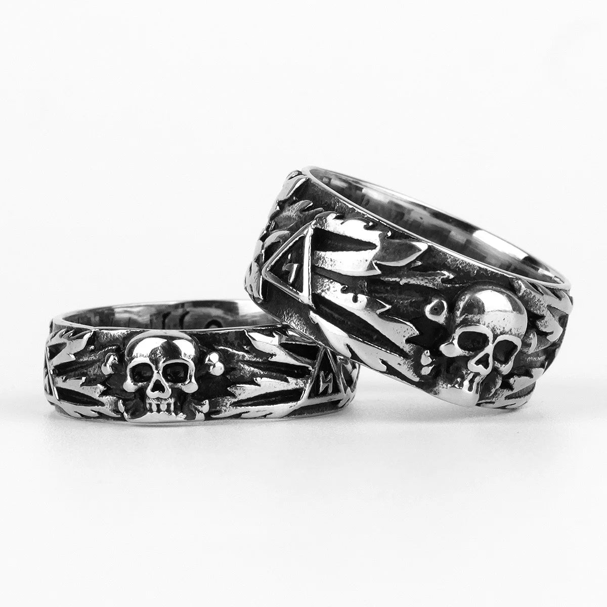 Domineering Skull Devil Men Rings Stainless Steel Women Jewelry Retro Punk New In Rock Gothic Fashion Accessories Gift Wholesale