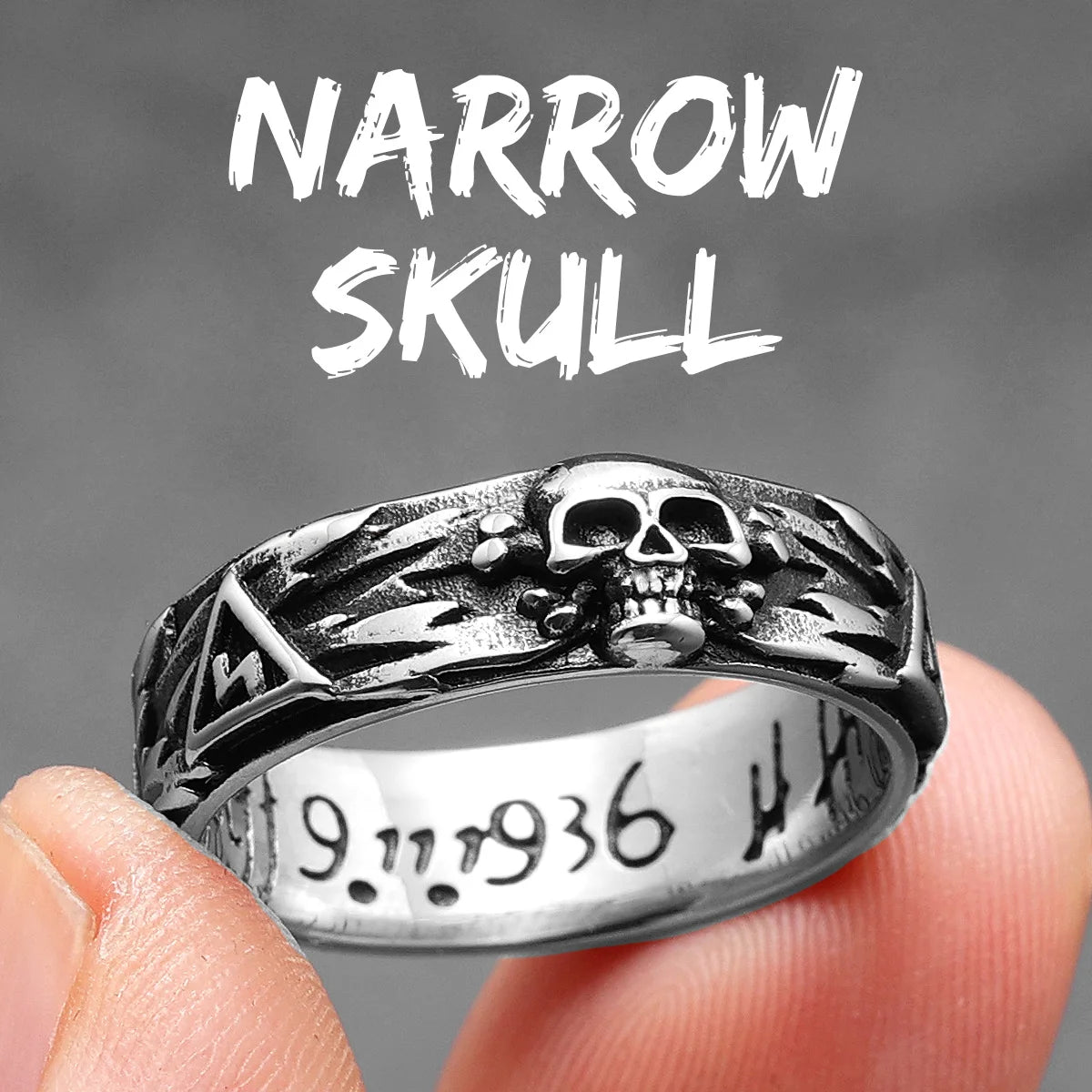 Domineering Skull Devil Men Rings Stainless Steel Women Jewelry Retro Punk New In Rock Gothic Fashion Accessories Gift Wholesale