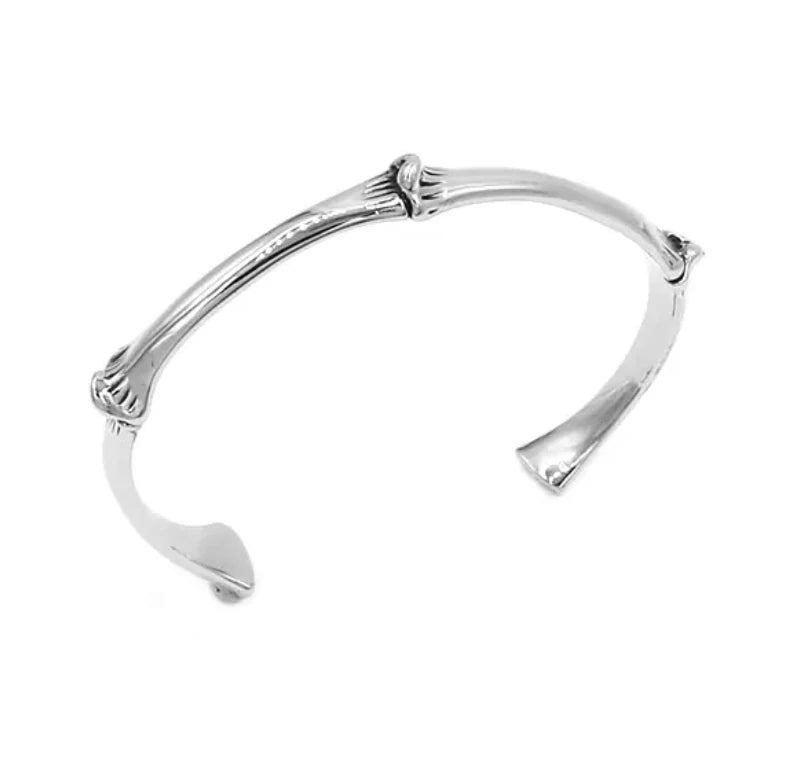 Vintage Ghost Skull Bones Biker Cuff Bracelet Stainless Steel Jewelry Gothic Feather Wing Norse Viking Wolf Men Bangle SJB0362A