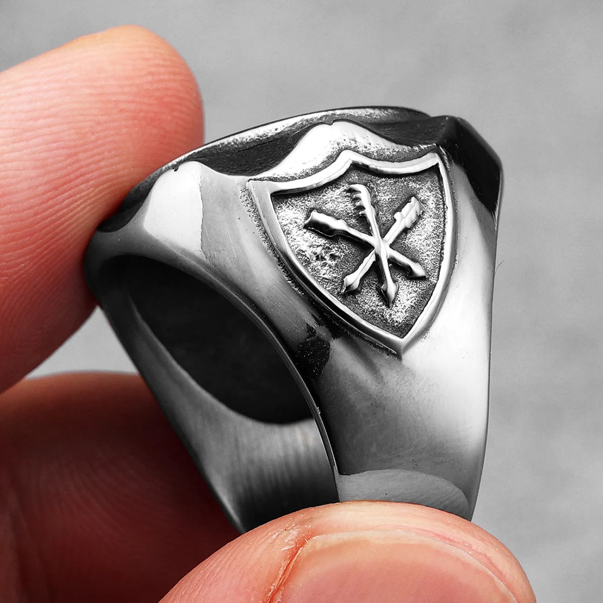 1936 Retro Stylish Skull Men Rings Stainless Steel Women Jewelry Punk Retro New In Rock Fashion Accessories Gift Wholesale