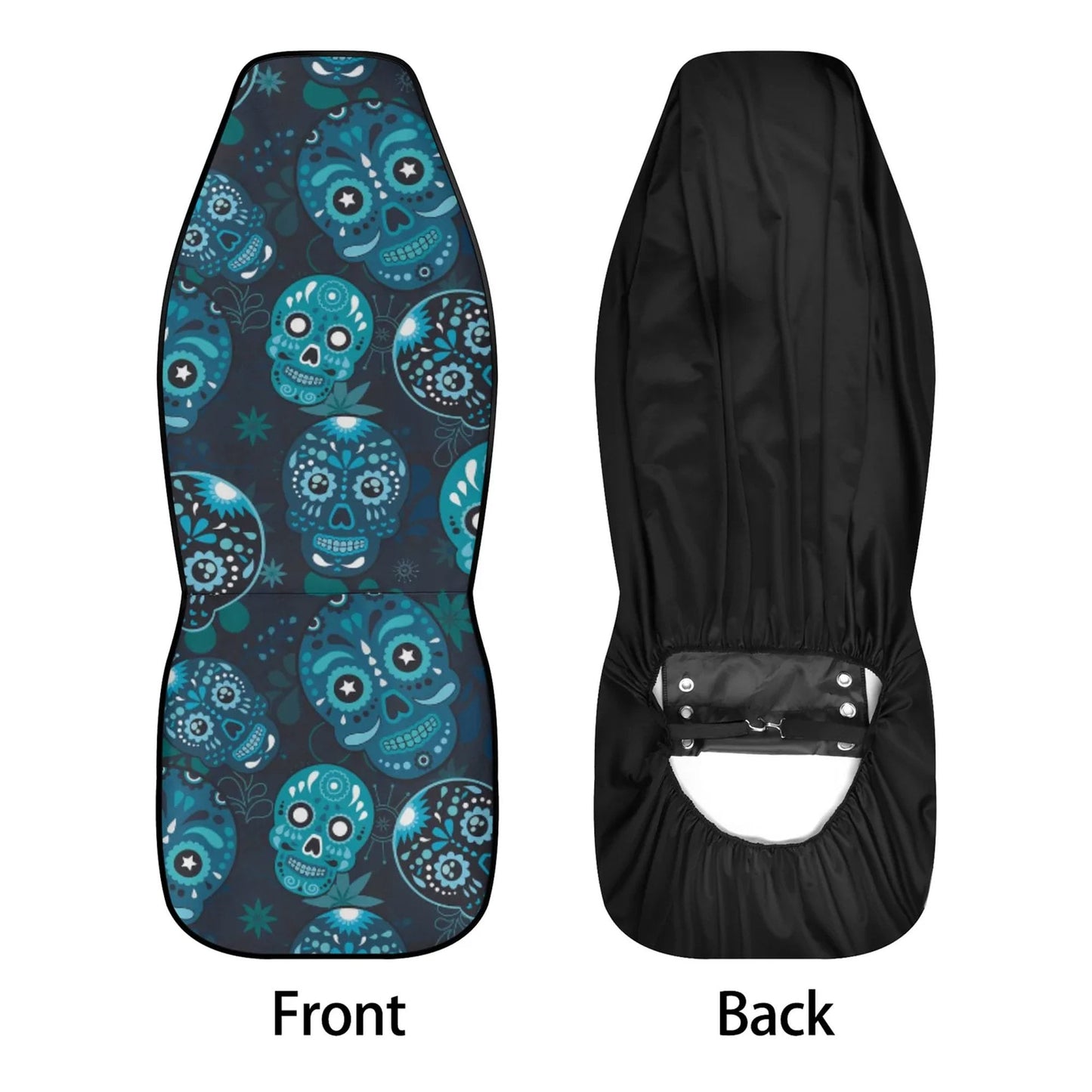 Dia de los muertos Car Seat Covers car mats, sugar skull car seat cover mats, candy skull Mexican skull gothic car accessories covers mats