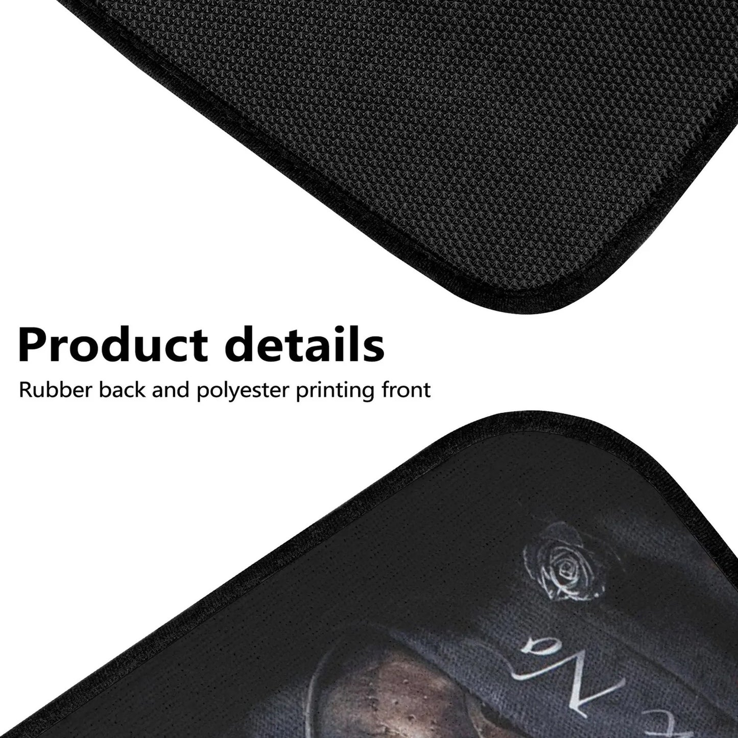 No see no hear no speak evils skull car seat cover car mat, gothic skull car seat cover mats, Halloween evils skull car protector cover mat