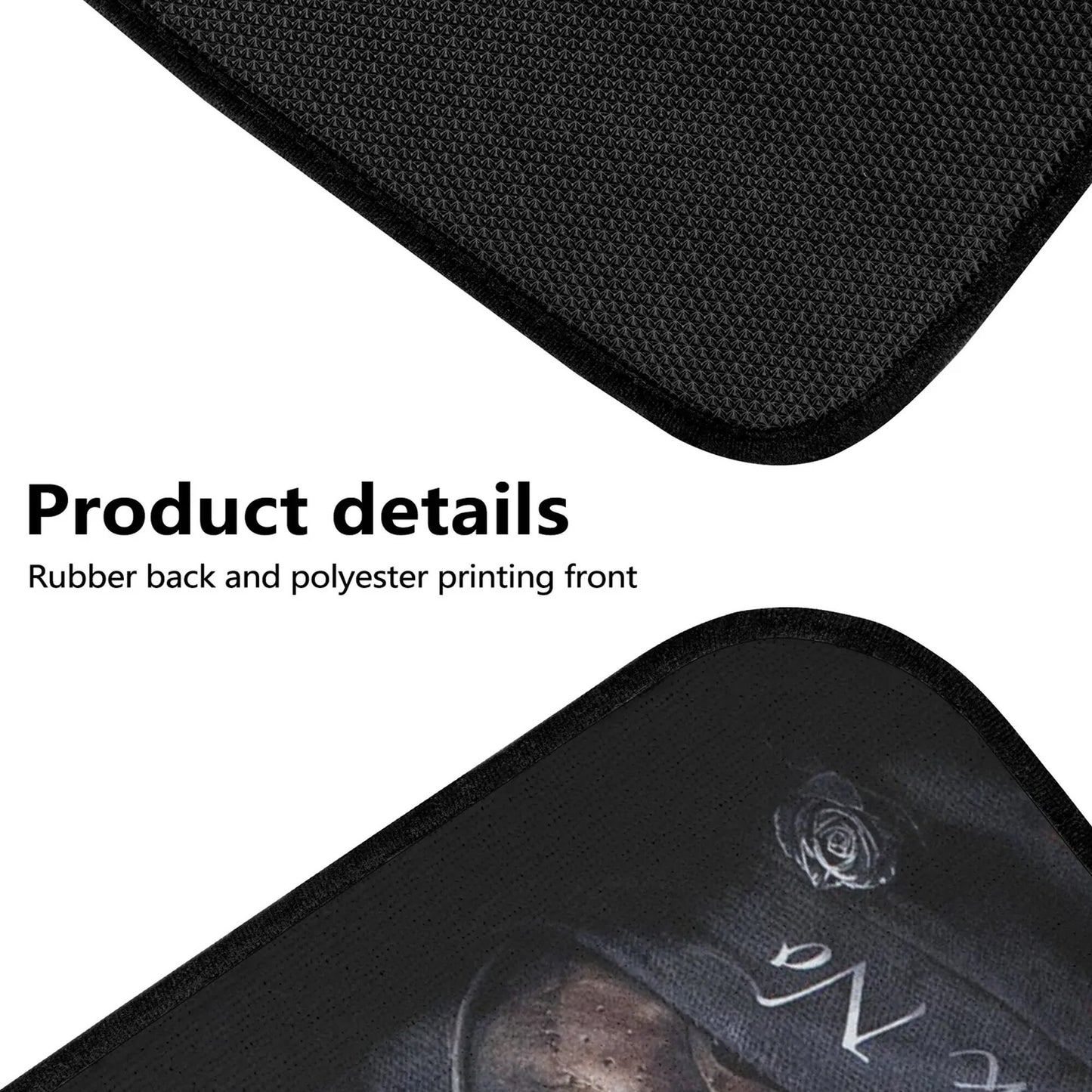No see no hear no speak evils skull car seat cover car mat, gothic skull car seat cover mats, Halloween evils skull car protector cover mat