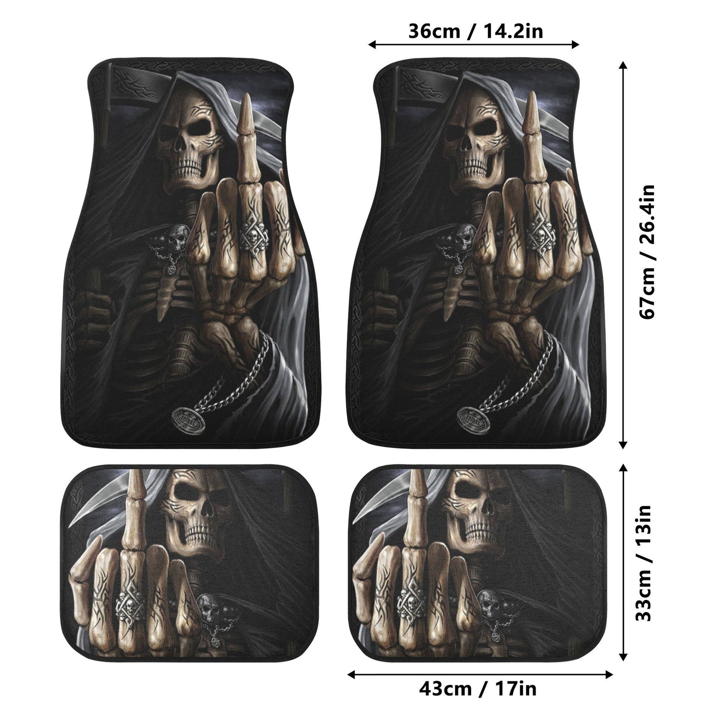 Skull Car Seat Cover car mat Halloween death seat cover mat ghost car seat protector cover Death skull mat skeleton car mat seat protector