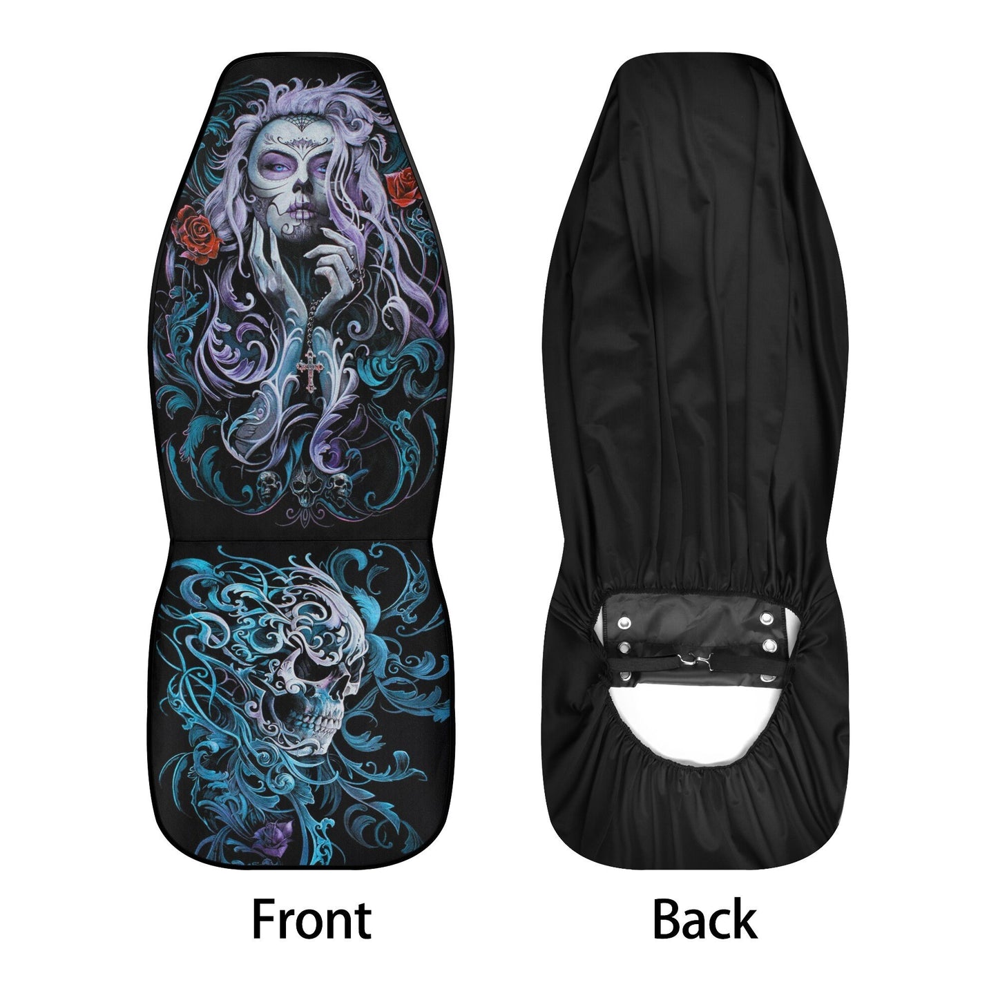 Candy skull girl Car Seat Covers car mat flower skull car seat protector Dia de los muertos girls car mat candy skull car seat cover mats