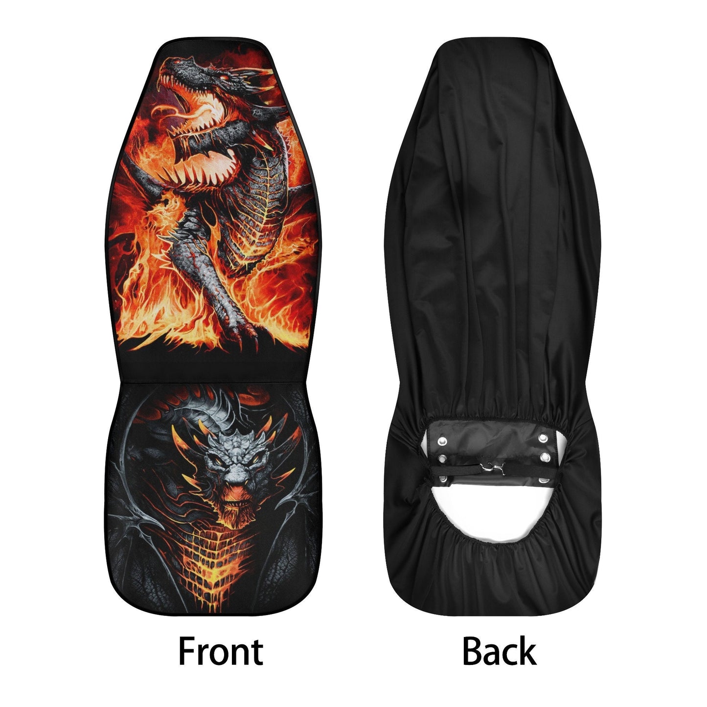 Dragon Skull Car Seat Cover car mat Halloween Gothic seat cover mat protector Grim reaper car seat skull mat skeleton car mat seat protector