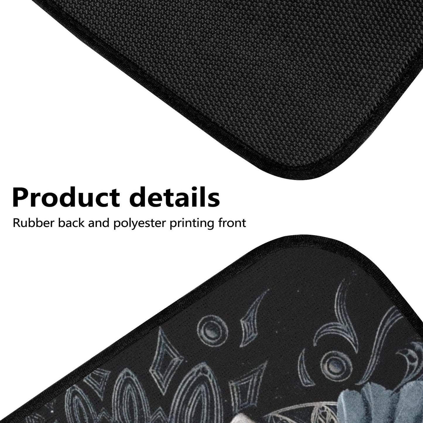 Gothic Skulls bird Car Seat Cover car mat Skeleton death seat cover mat Animal skull car seat protector skull mat skeleton car mat seat tool