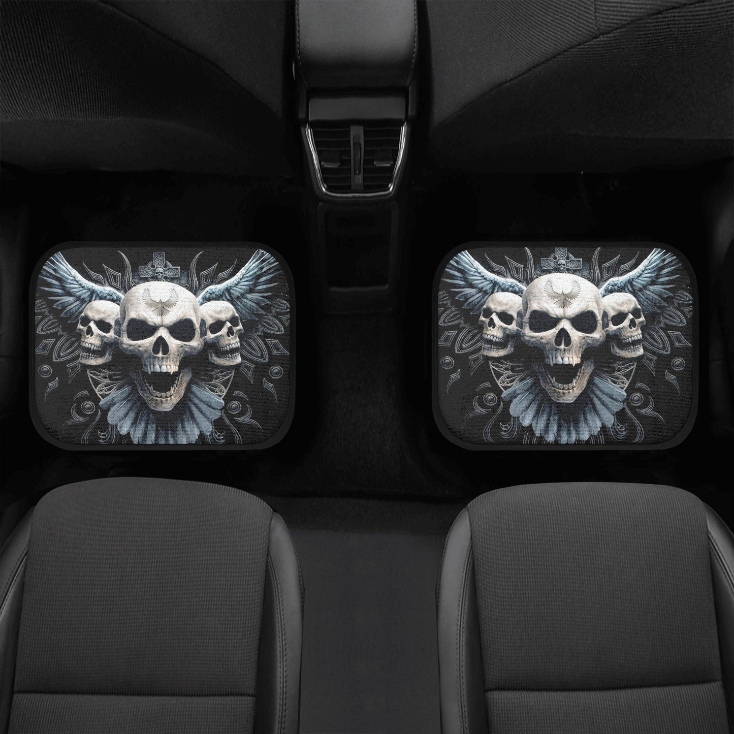 Gothic Skulls bird Car Seat Cover car mat Skeleton death seat cover mat Animal skull car seat protector skull mat skeleton car mat seat tool