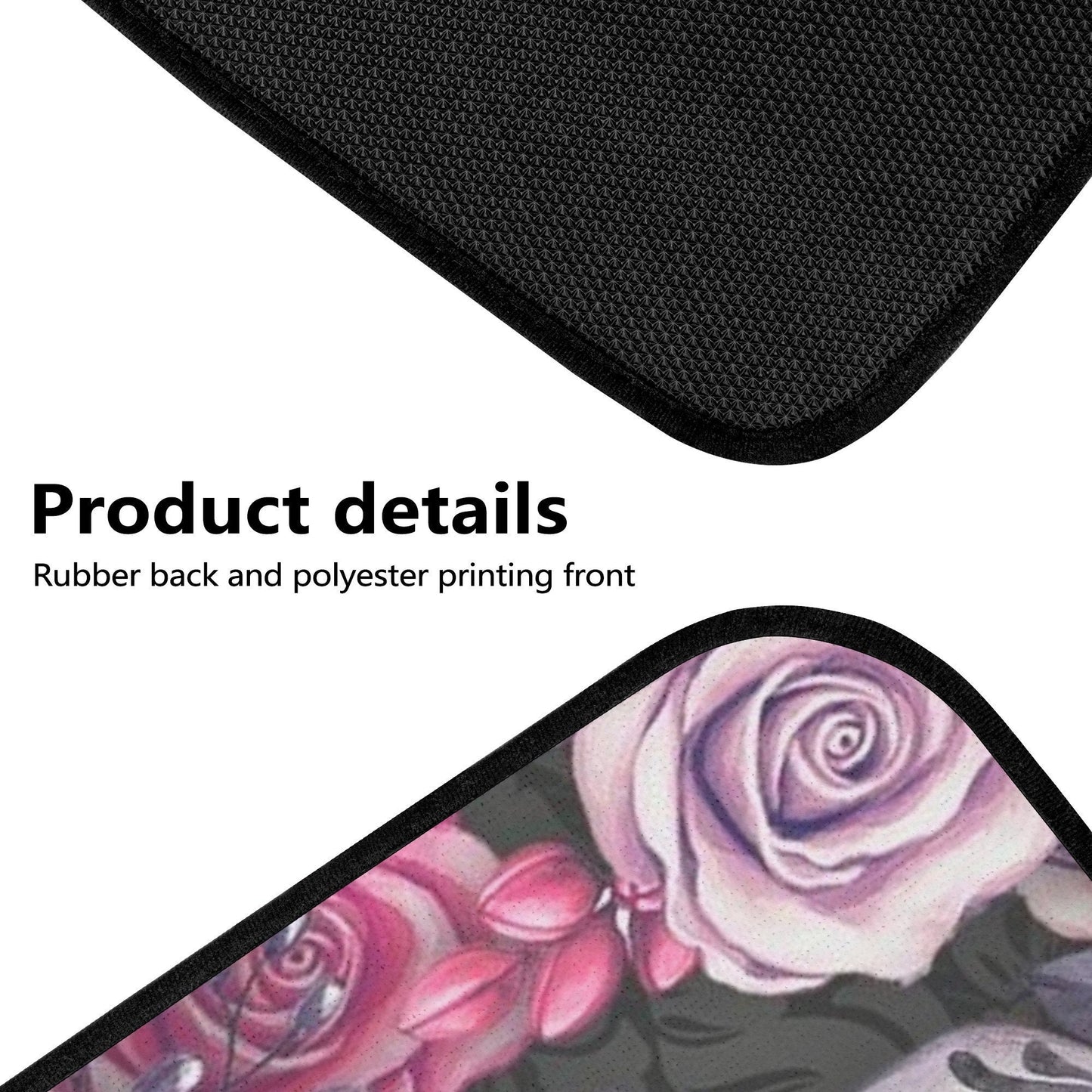 Flower Sugar skull Seat Covers for car mat flower skull car seat protector rose Mexican skull car mat candy skull car accessories seat cover