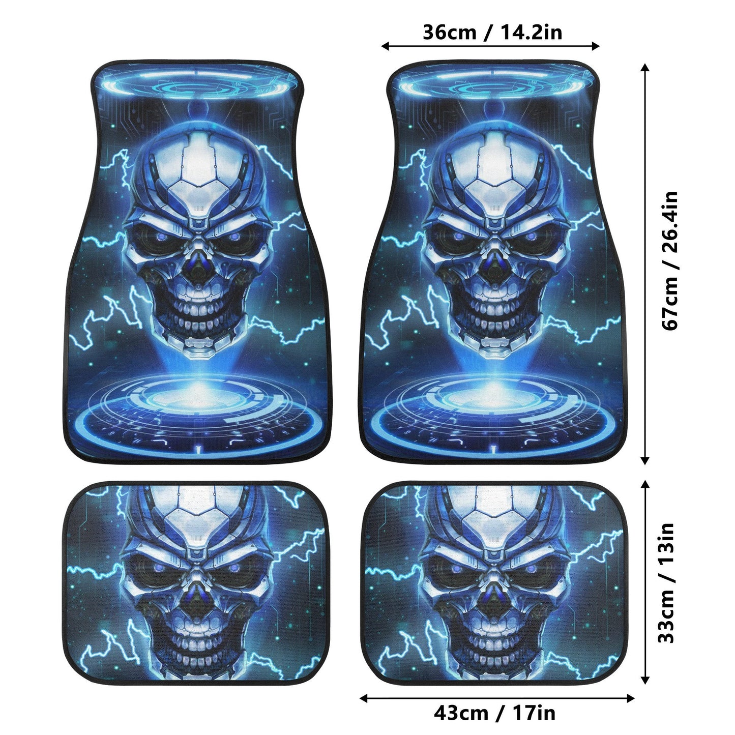 Grim reaper Car Seat Cover skull car mat Halloween skull seat cover mat for car Flaming skull seat cover mat for car, ghost car seat cover