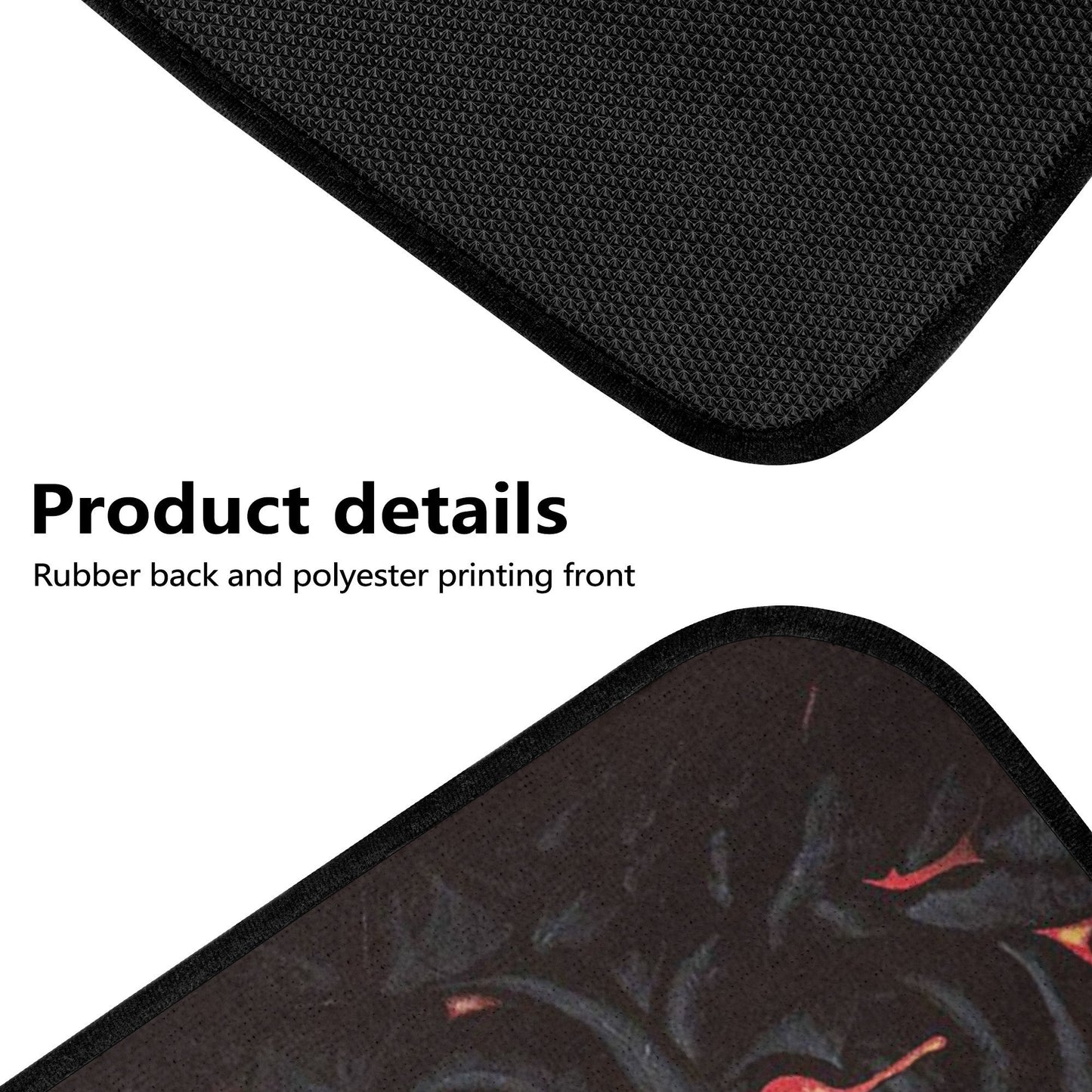 Fire Grim reaper skull Car Seat Cover mat, Halloween flaming skull car seat cover mat ghost skull car seat protector covers gothic car mats