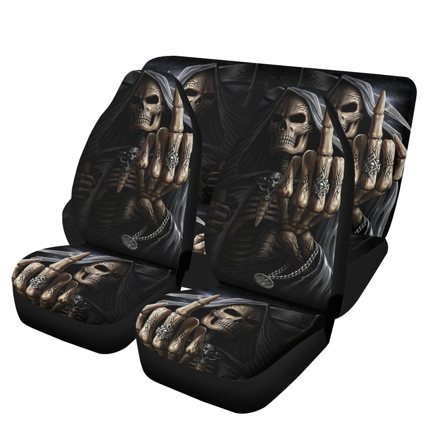 Skull Car Seat Cover car mat Halloween death seat cover mat ghost car seat protector cover Death skull mat skeleton car mat seat protector