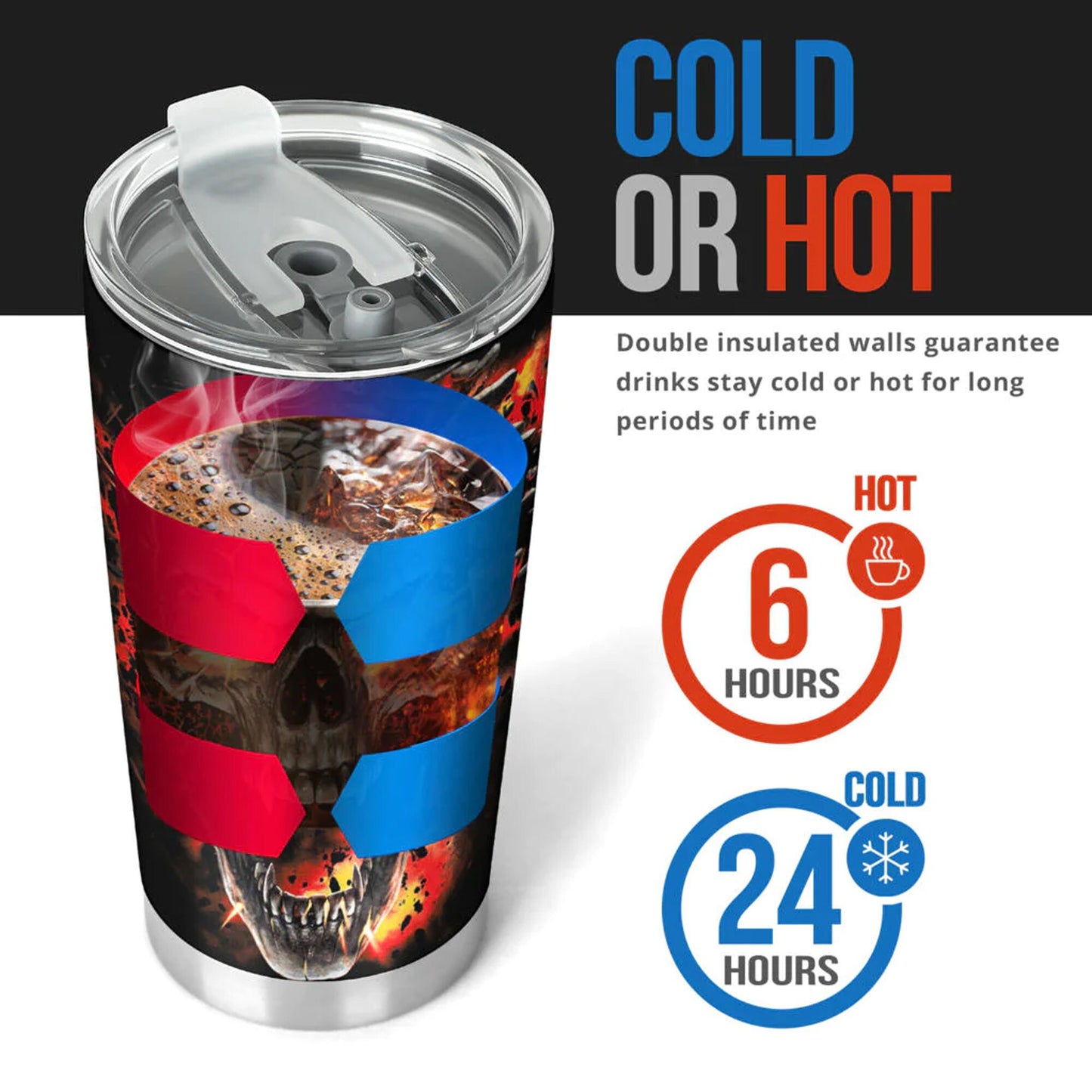 Flaming skull tumbler cup Goth skull cup mug Halloween skull tumbler Fire skull mug tumbler skull heart mug, Christmas skull gothic mug cup