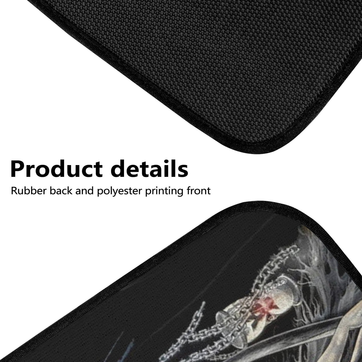 Gothic skull Car Seat Cover mat Grim reaper skull seat cover mat for car Halloween skull skeleton seat protector cover mat protector for car