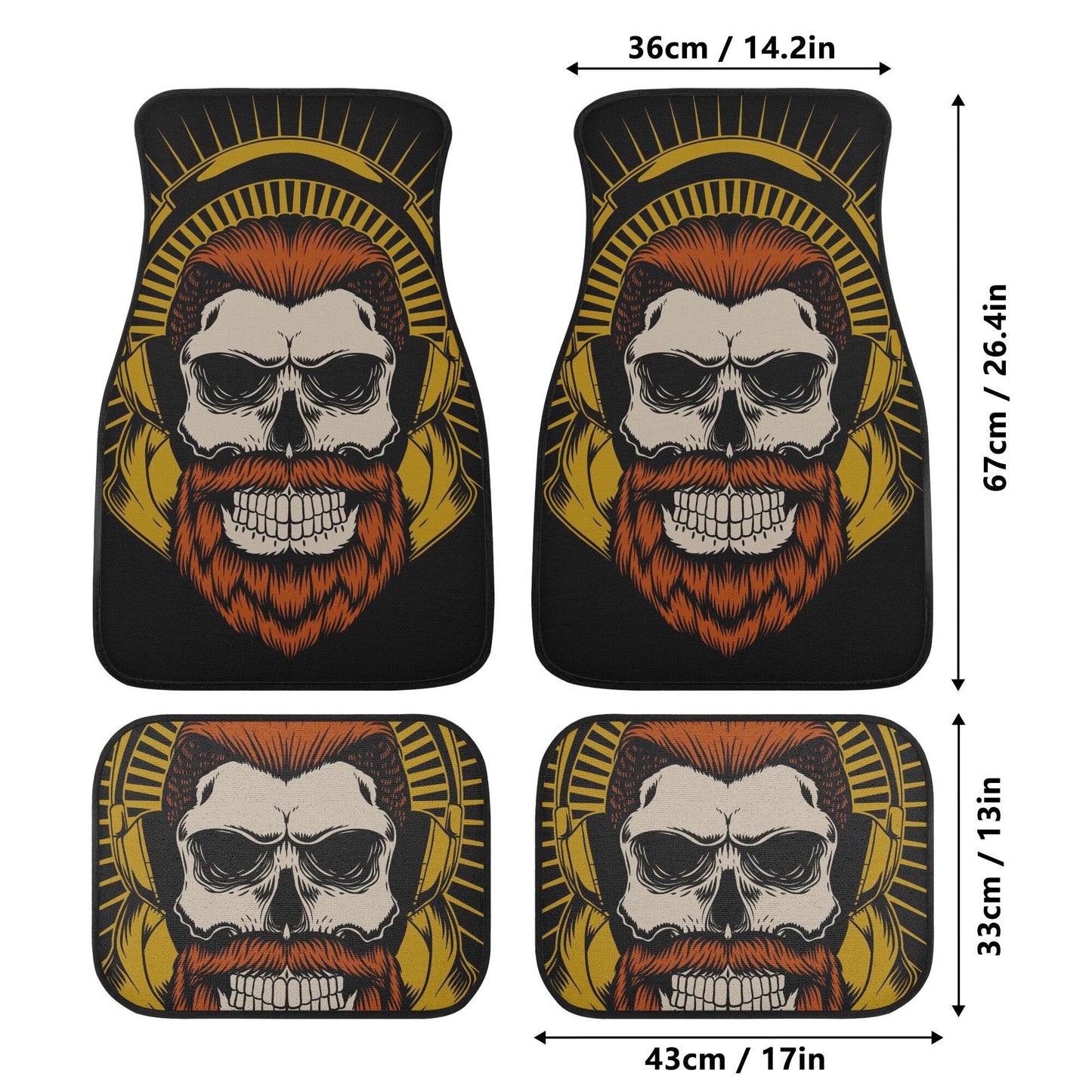 Gothic Car Seat Cover skull car mat, Halloween skull seat cover mat for car skeleton seat protector cover mat for car, horror car seat cover