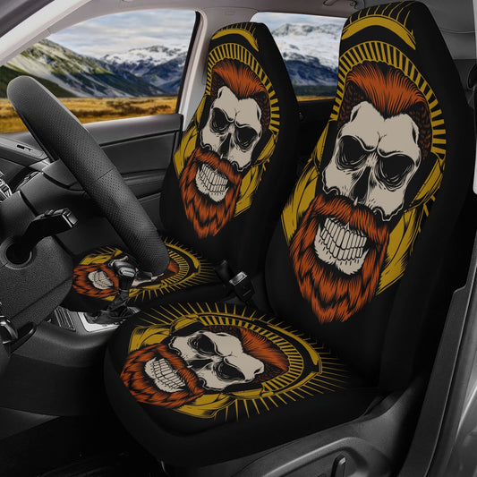 Gothic Car Seat Cover skull car mat, Halloween skull seat cover mat for car skeleton seat protector cover mat for car, horror car seat cover
