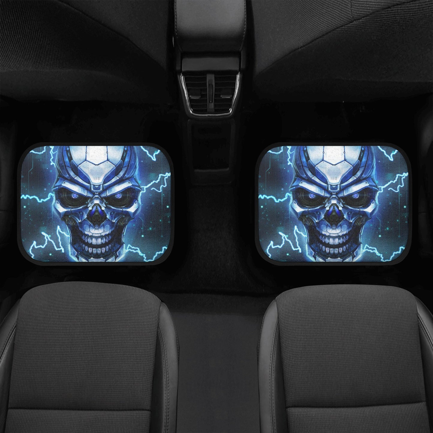 Grim reaper Car Seat Cover skull car mat Halloween skull seat cover mat for car Flaming skull seat cover mat for car, ghost car seat cover