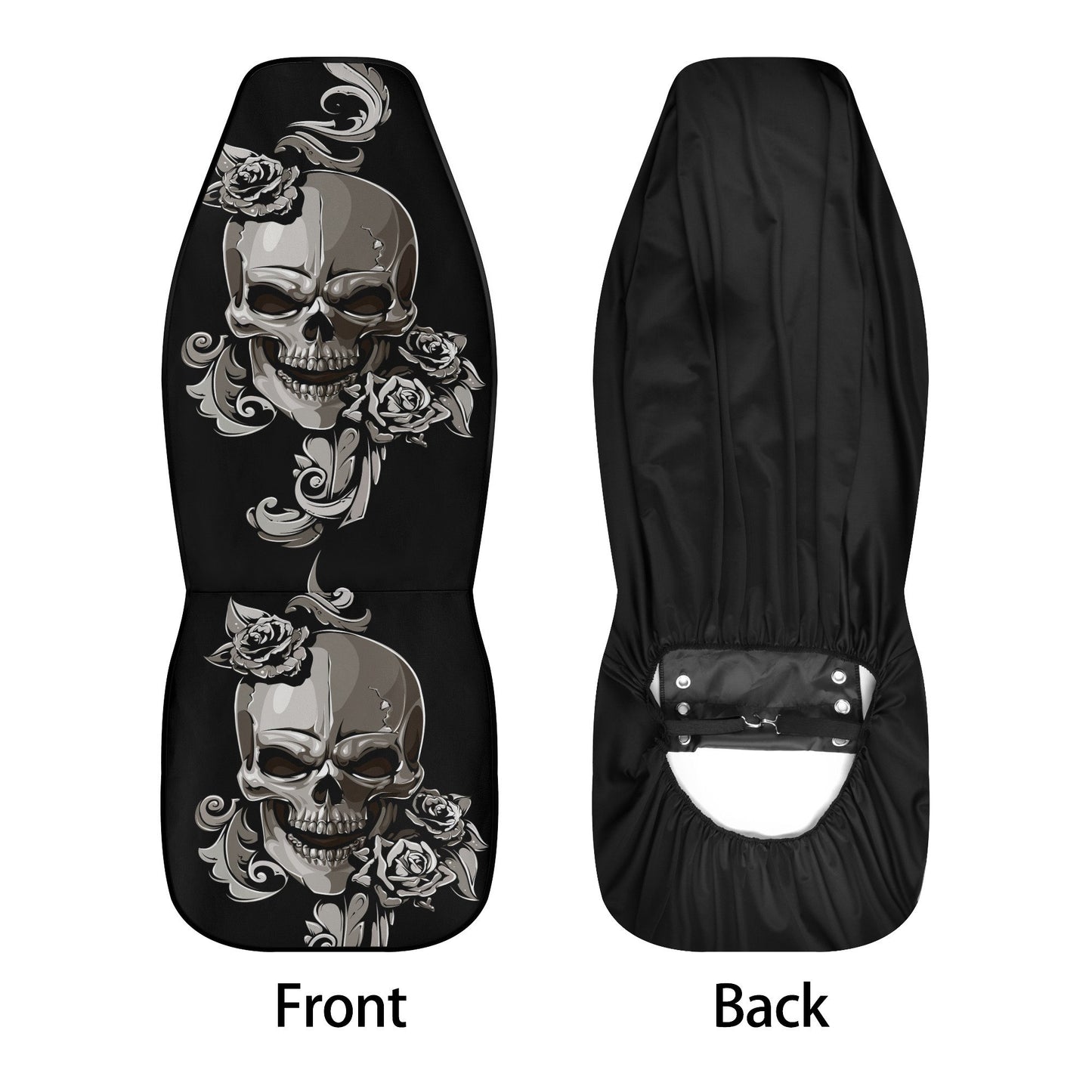 Floral skull car seat cover car mat, candy skull Seat Covers mat for car, skull seat cover rug mat for car, flower skull car seat cover mats
