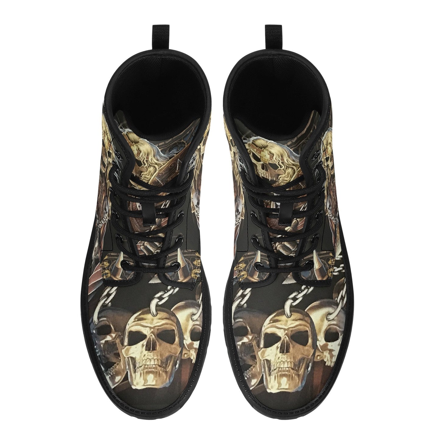 Grim reaper evils skull boots for men women, Horror punisher skull women boots skeleton boots, Death punisher leather boots shoes sneakers