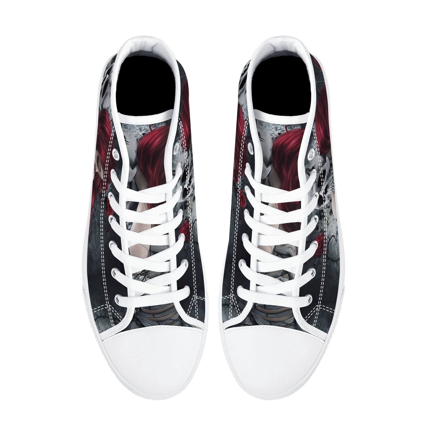 Gothic skull men shoes, evil high-top shoes, punisher skull shoes for him, skeleton high top shoes, death skull men shoes skull men sneakers