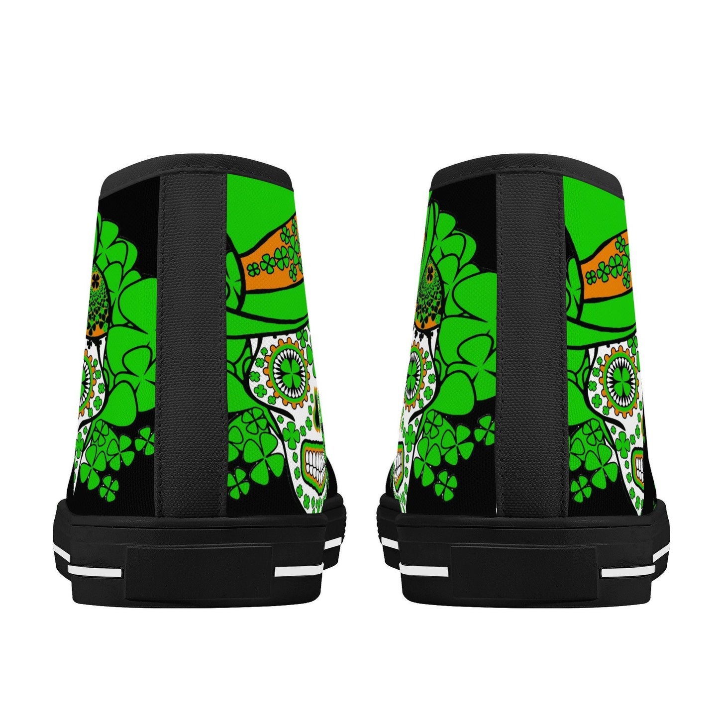 St patrick's day sugar skull sneakers, Candy skull sneakers gift, sugar skull men sneakers, dia de los muertos skull men shoes, mexico shoes