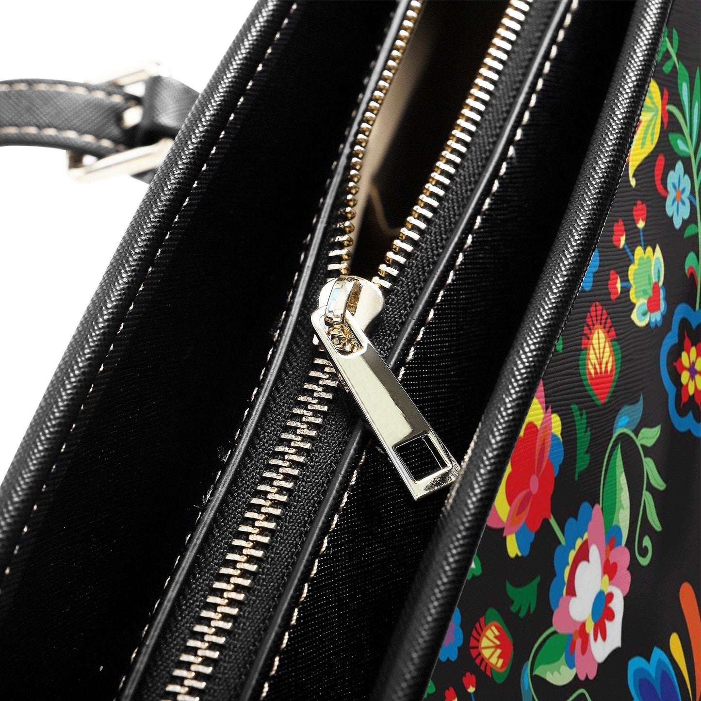 Floral sugar skull purse, floral skull bag with shoulder strap, day of the dead purse mexico cosmetic wallet floral sugar skull cosmetic bag