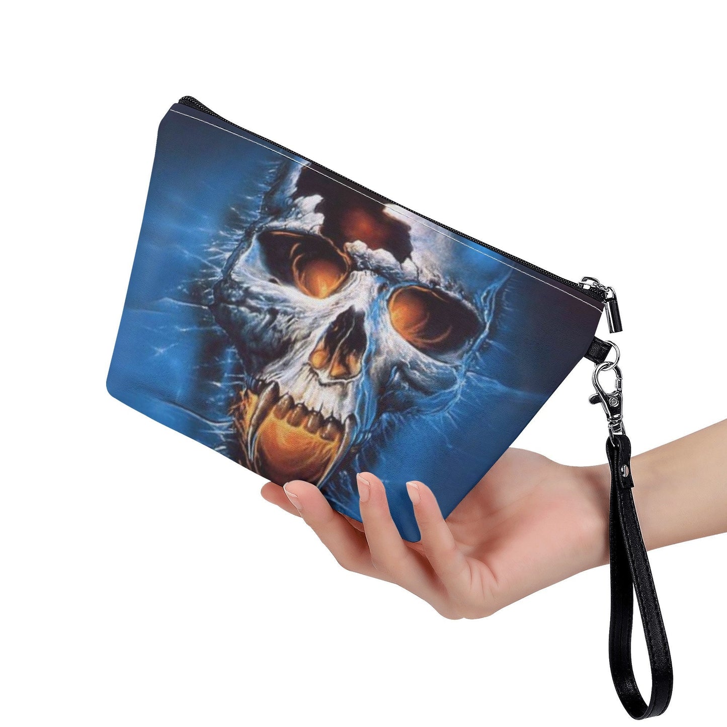 Evil shoulder bag, flaming skull travel bag, halloween handbag, skull in fire travel bag floral skull travel bag flame skull purse, evil bag