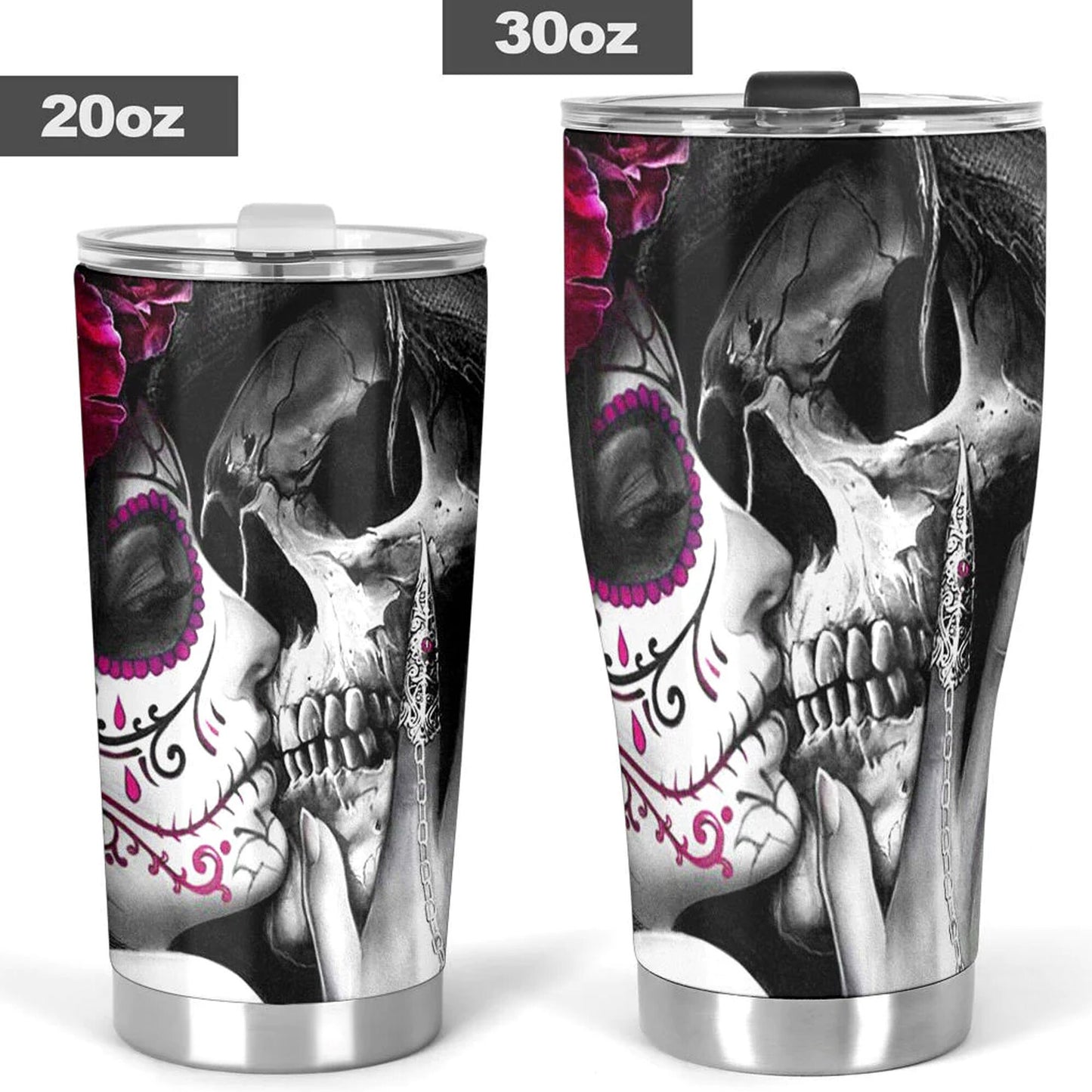 Sugar skull coffee mug, floral sugar skull mug, sugar skull beer mug, cinco de mayo skull cup, floral sugar skull freezer Mug tumbler cup