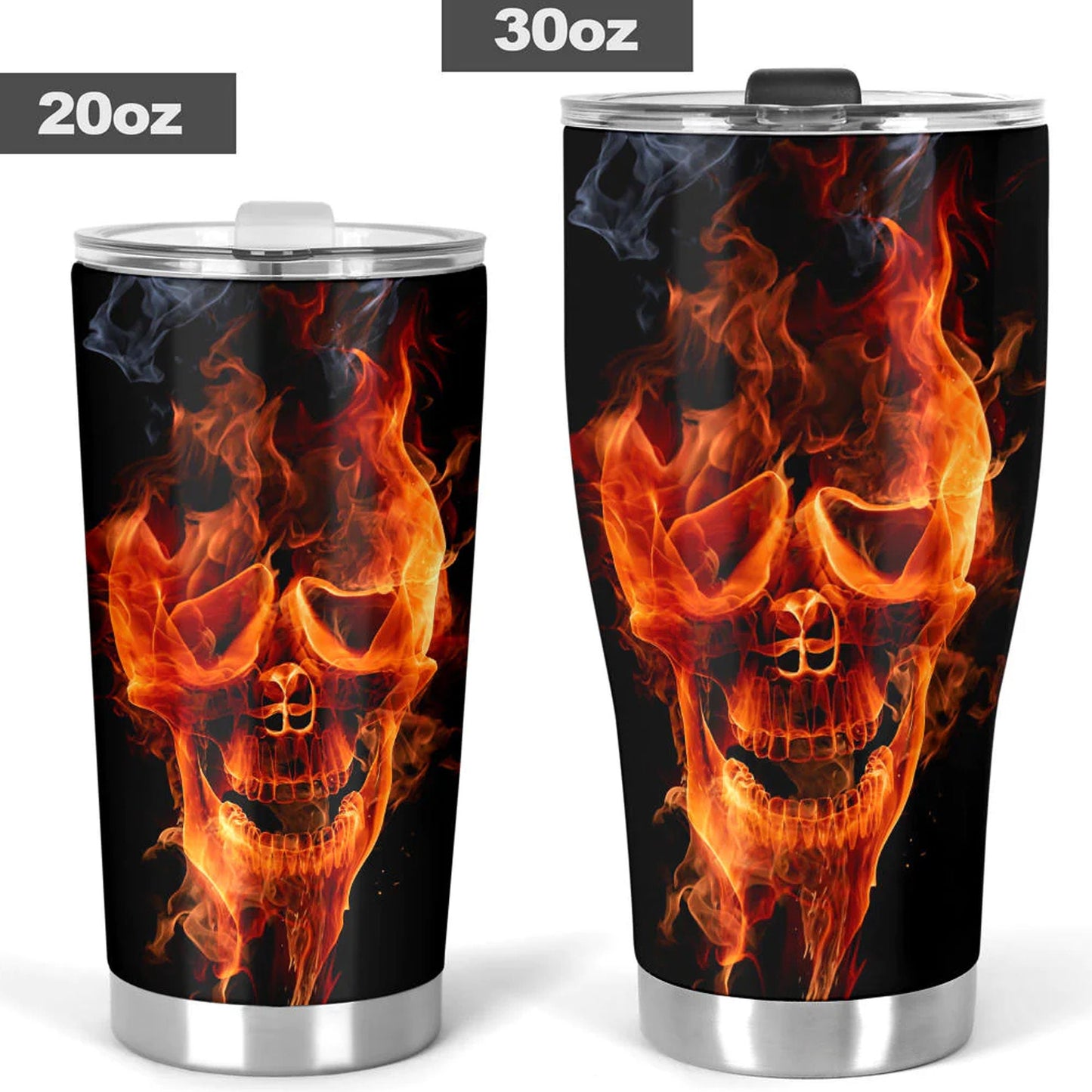 Skull in fire freezer Mug, punisher skull freezer Mug, christmas skull mug, skeleton tumblr, punisher skull cup, halloween jumbo Mug tumbler