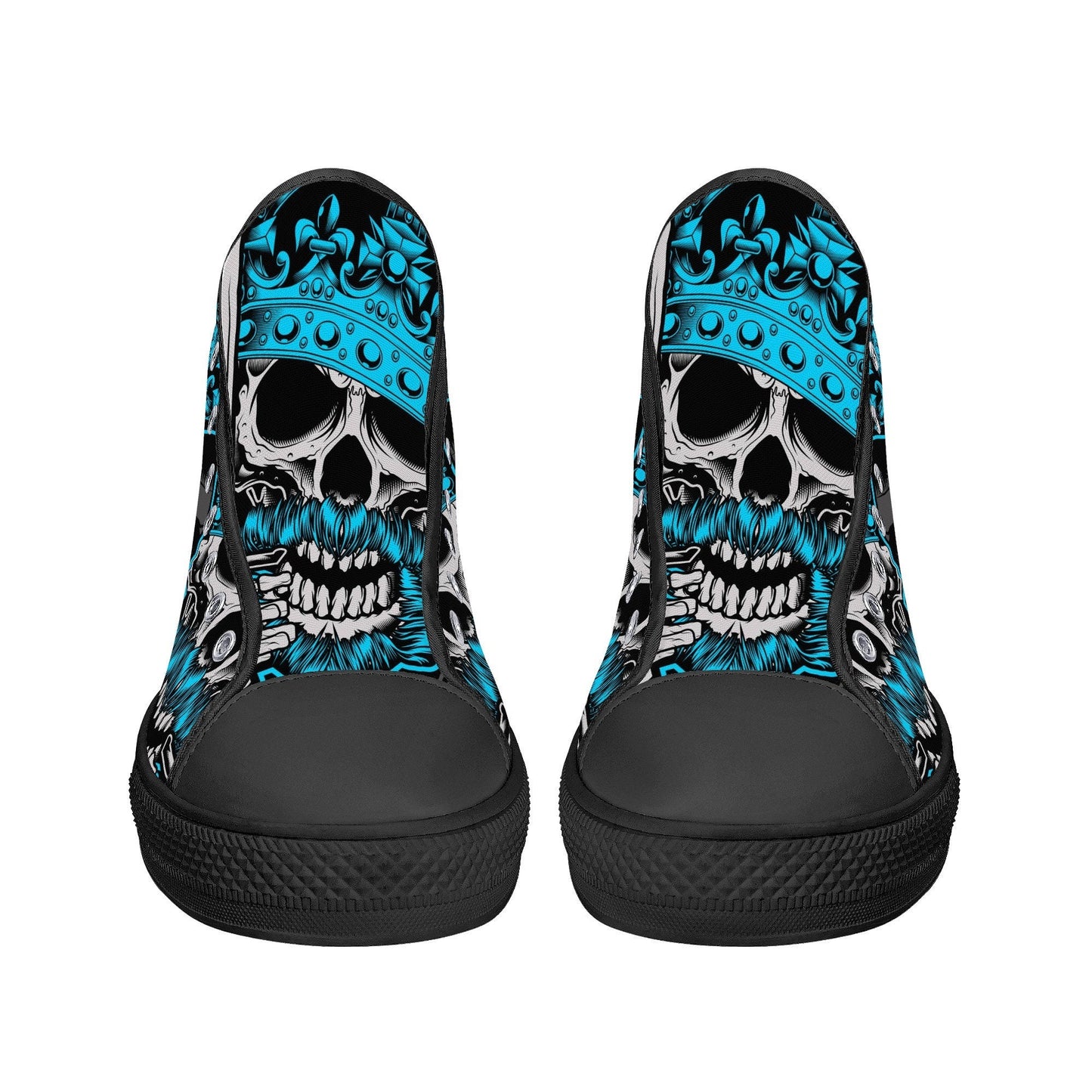 Horror causual sneakers, skull in fire shoes for him, grim reaper women sneakers, flame skull canvas sneakers, skeleton women sneakers shoes