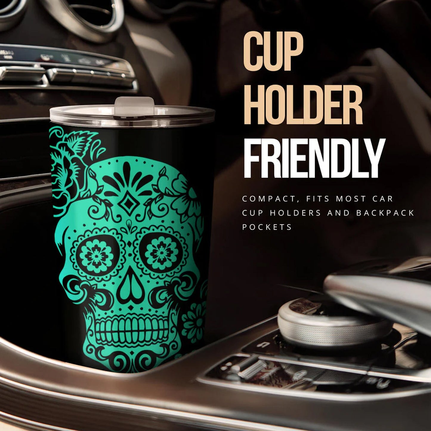 Dia de los muertos skull cup, mexican skull tumbler, sugar skull girl beer mug sugar skull girl beer mug floral skull freezer Mug, skull cup