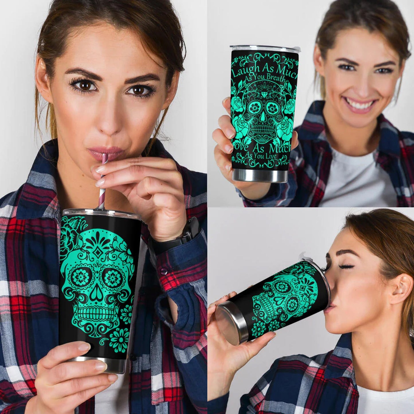 Dia de los muertos skull cup, mexican skull tumbler, sugar skull girl beer mug sugar skull girl beer mug floral skull freezer Mug, skull cup
