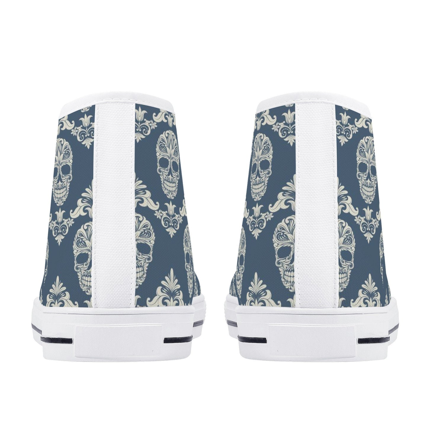 Mexico high-top shoes, mexico canvas sneakers, floral skull canvas sneakers, mexican skull canvas shoes, candy skull canvas sneakers shoes