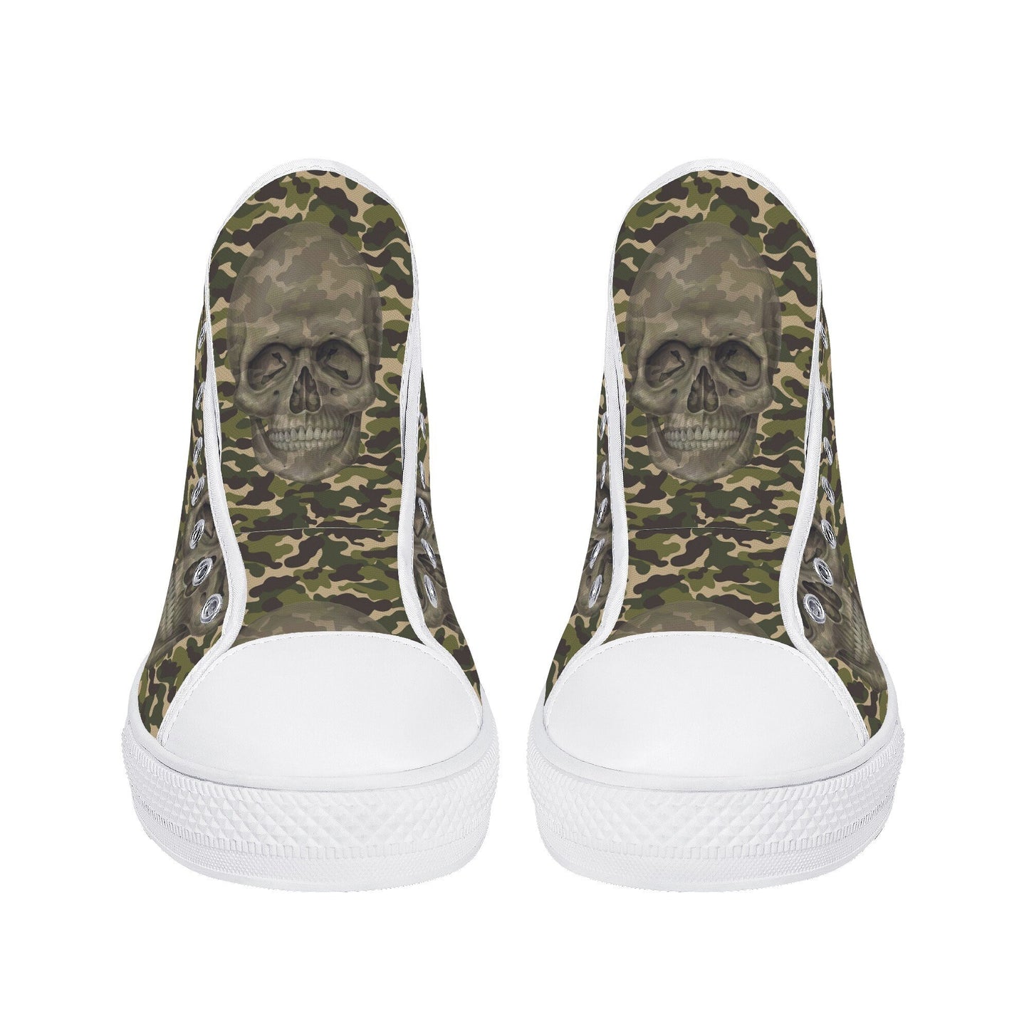 Military Goth canvas sneakers, death skull hight top sneakers, goth causual shoes, goth high-top shoes, flower skull canvas sneakers shoes