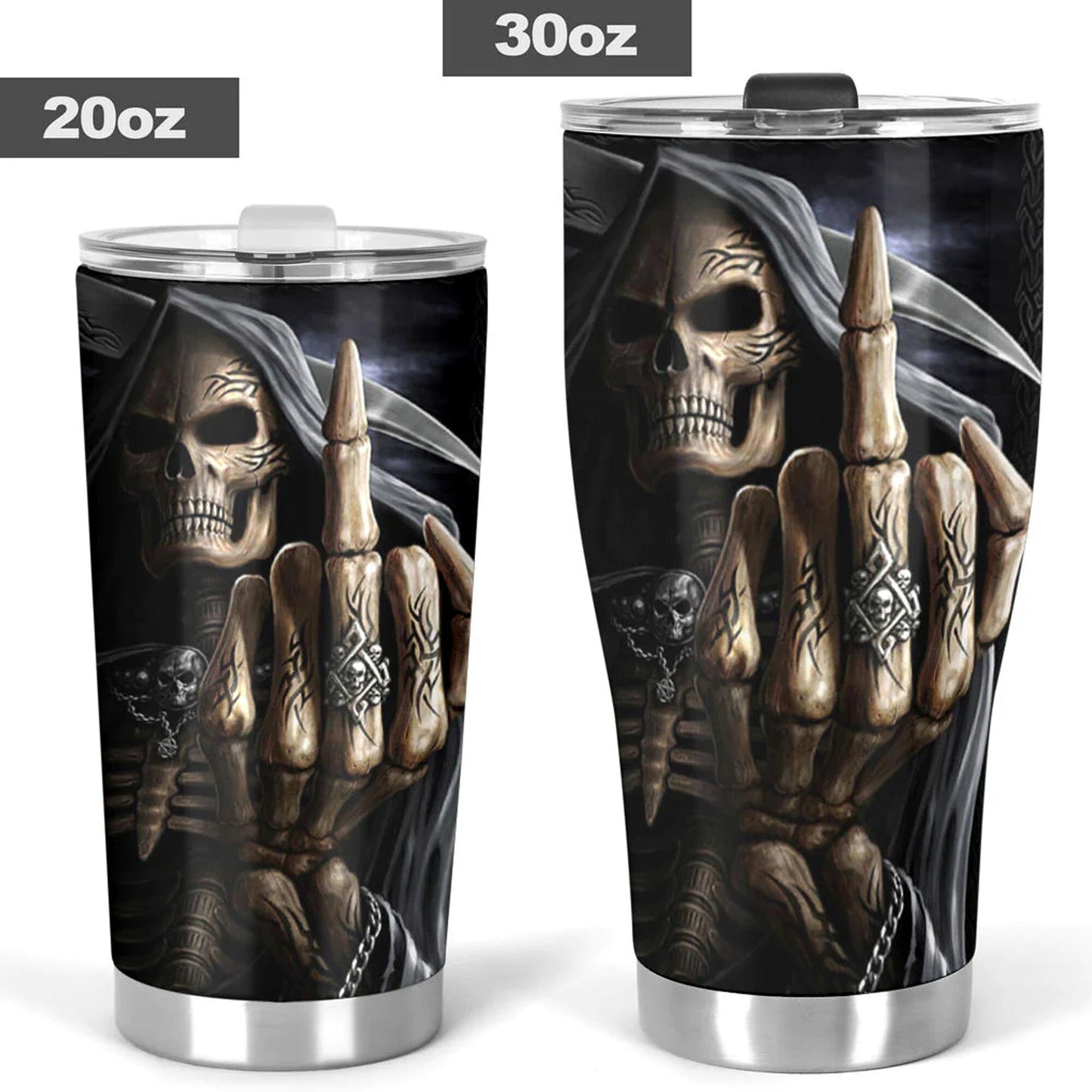 Grim reaper mug, floral skull tumbler, gothic skull tumbler flaming skull jumbo Mug grim reaper coffee mug, rose skull tumblr, gothic tumblr