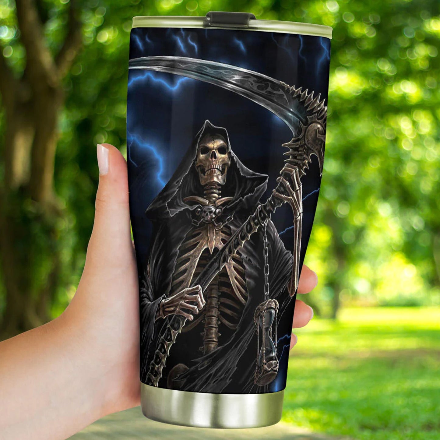 Skull in fire tumbler cup mug, flower skull jumbo Mug, flaming skull jumbo Mug, motorcycle skull tumbler cup mug, skull tumblr, flower skull