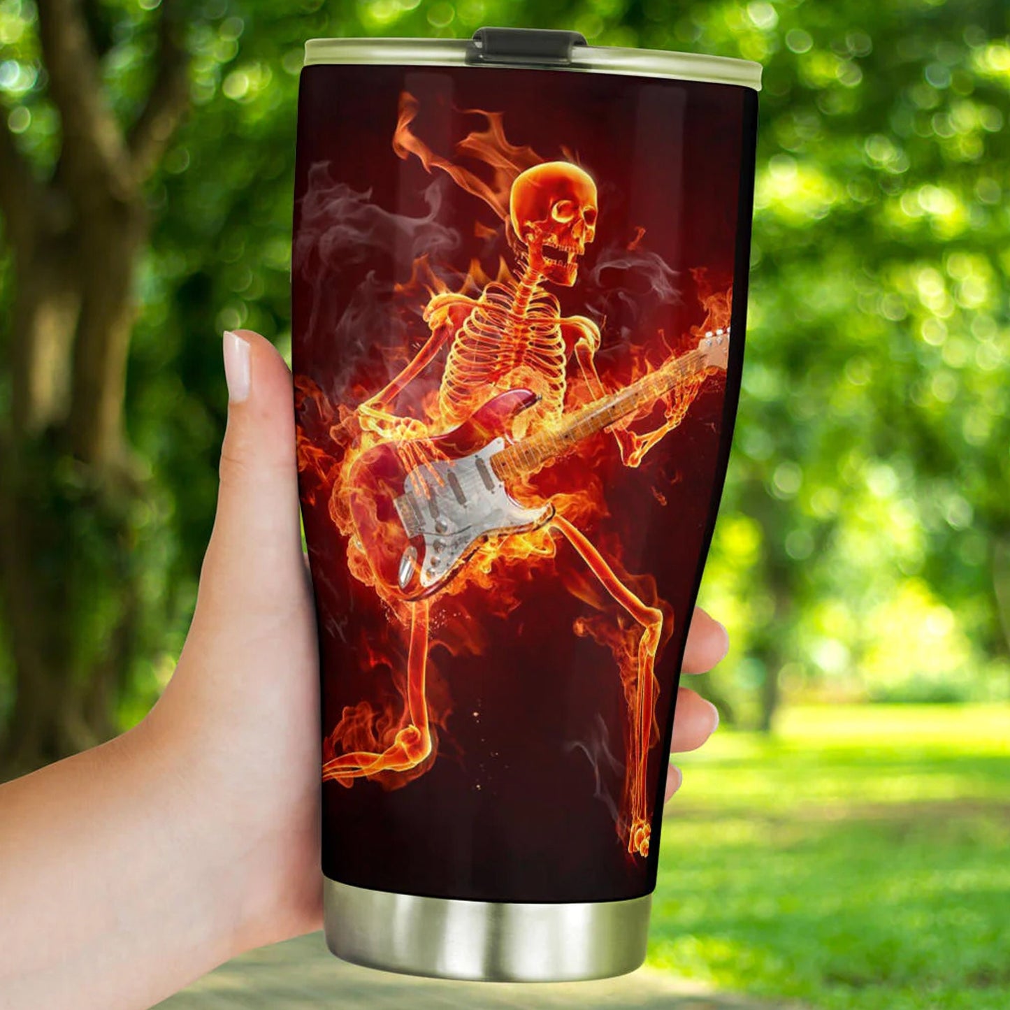 Motorcycle skull tumbler cup mug, skeleton tumblr, christmas skull beer mug, rose skull cup, grim reaper mug, skull in fire tumblr mug cup