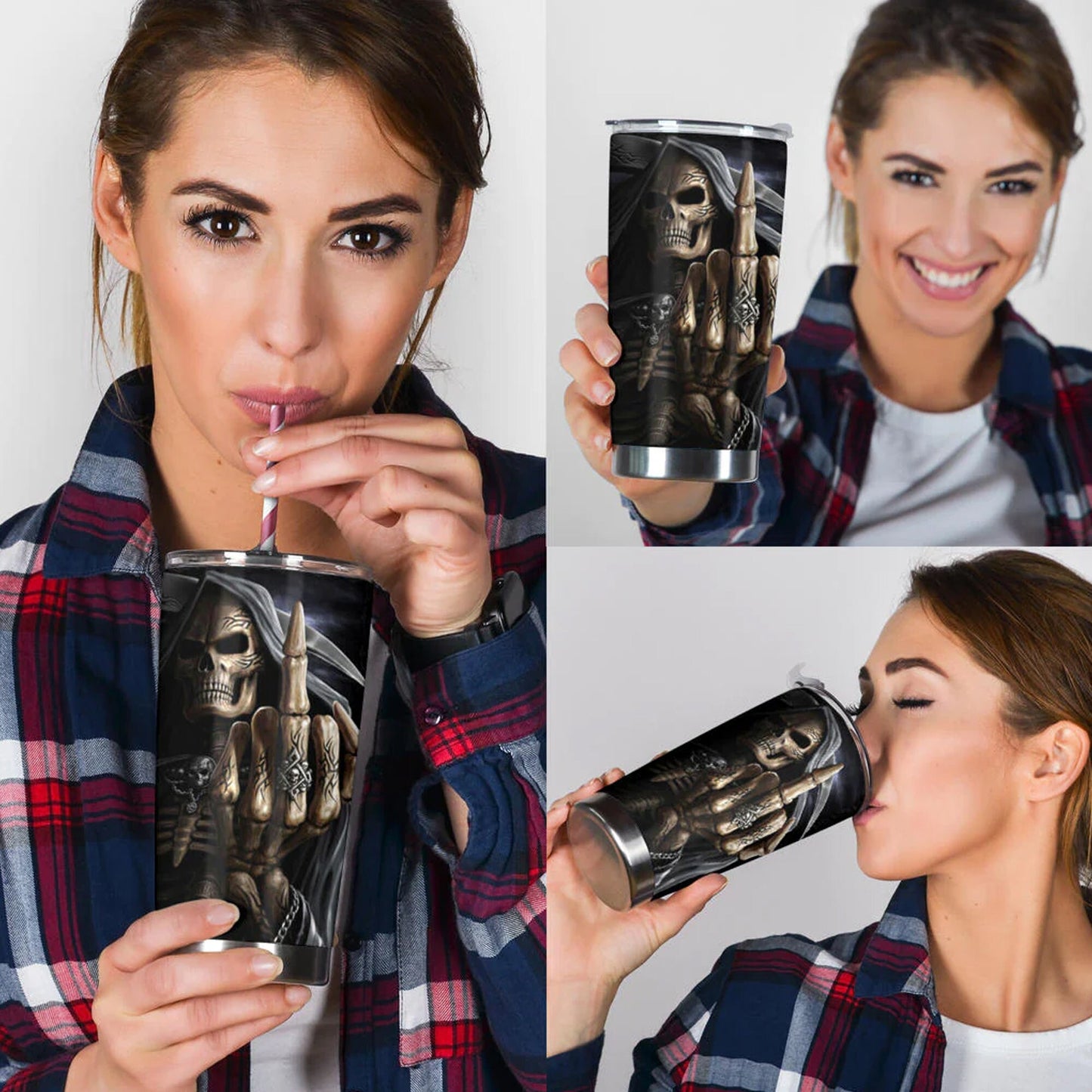 Grim reaper mug, floral skull tumbler, gothic skull tumbler flaming skull jumbo Mug grim reaper coffee mug, rose skull tumblr, gothic tumblr