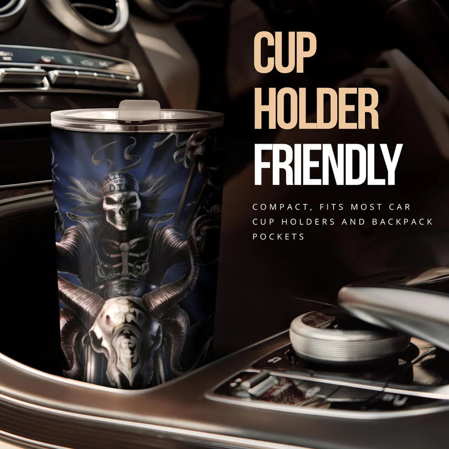 Punisher skull travel mug, skull in fire cup, gothic skull cup, christmas skull travel mug, punisher skull jumbo Mug biker skull tumbler cup