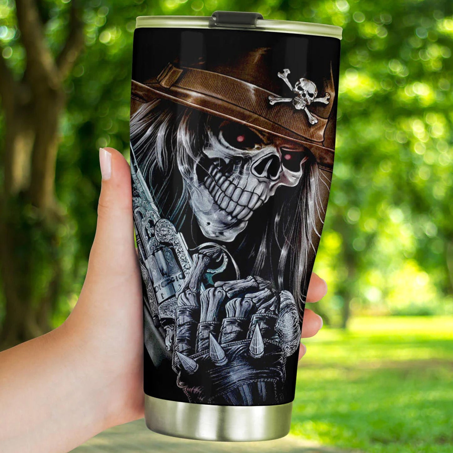 Flaming skull jumbo Mug, gothic skull freezer Mug, flower skull jumbo Mug, gothic skull tumblr, horror beer mug, rose skull tumbler mug cup
