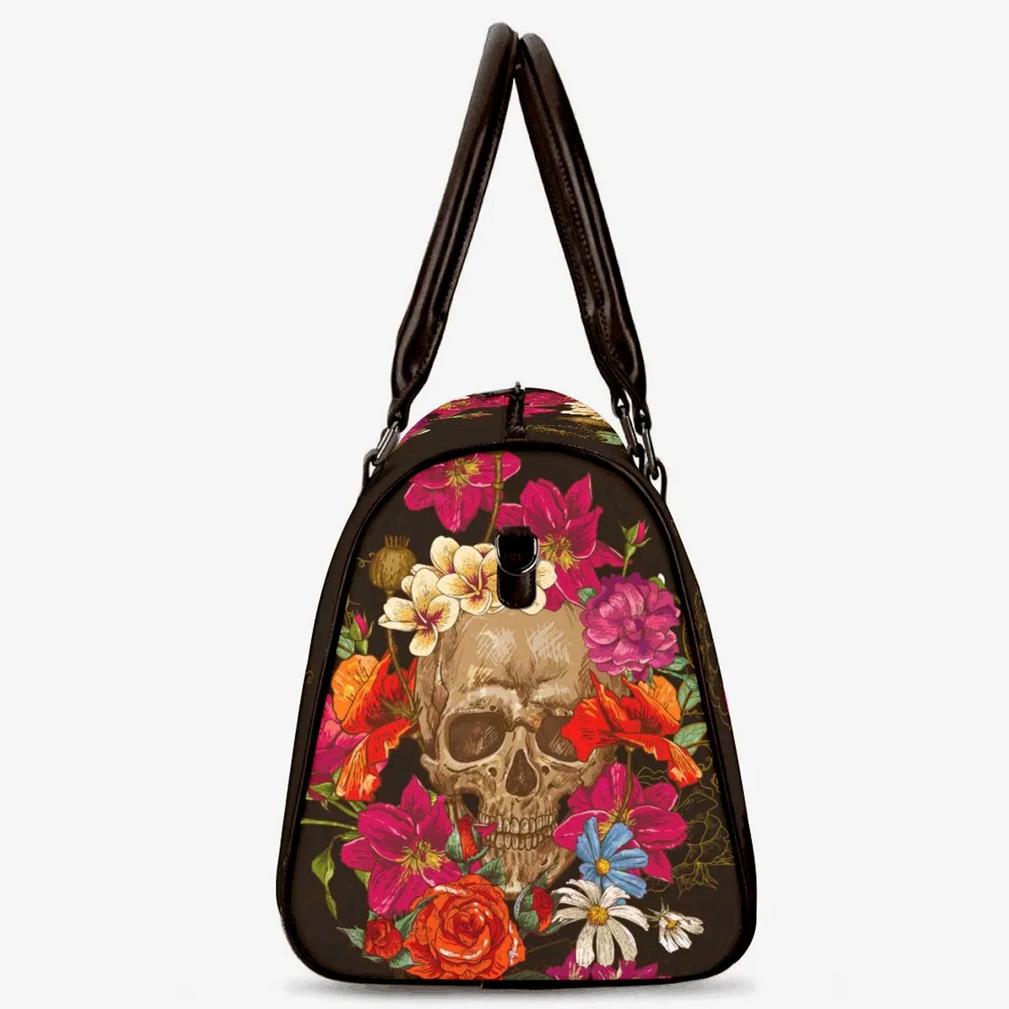 Day of the dead Carry On Bag, sugar skull Carry on Weekender Overnight Bag, mexican skull Overnight Bag, day of the dead monogrammed bags